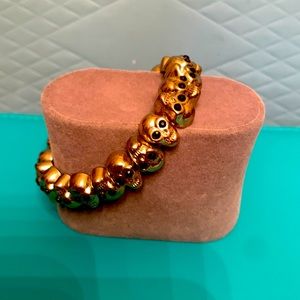 Halloween skull bracelet